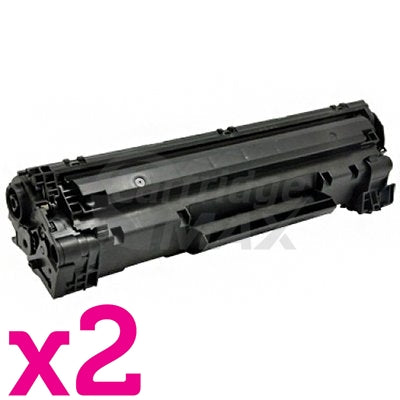 2 x Canon CART-328 Black Generic Toner Cartridge