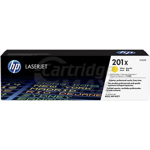 HP CF402X (201X) Original Yellow Toner Cartridge - 2,300 Pages