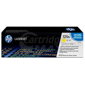 HP CB542A (125A) Original Yellow Toner Cartridge - 1,400 Pages