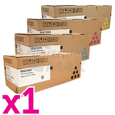 4 Pack Ricoh 406483-406486 Original Toner Cartridges