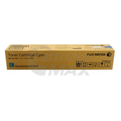 Fuji Xerox DocuCentre SC2020 Original Cyan Toner Cartridge - 3,000 pages (CT202247)