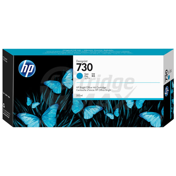 HP 730 Original Cyan 300ML DesignJet Inkjet Cartridge P2V68A