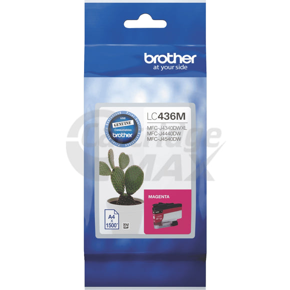 Brother LC-436M Original Magenta Ink Cartridge