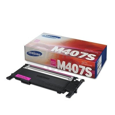 Original Samsung CLP-320N, CLP-325, CLX-3180, CLX-3185 [CLT-M407S M407] Magenta Toner SU266A