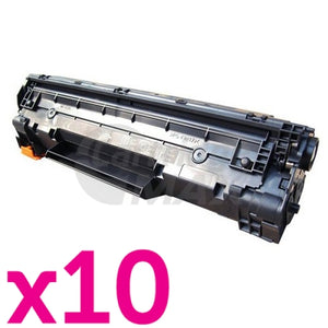 10 x HP CB435A (35A) Generic Black Toner Cartridge - 2,000 Pages