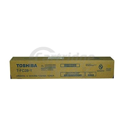 Original Toshiba e-Studio 2330C, 2820C, 3520C, 4520C Yellow Toner Cartridge TFC28Y