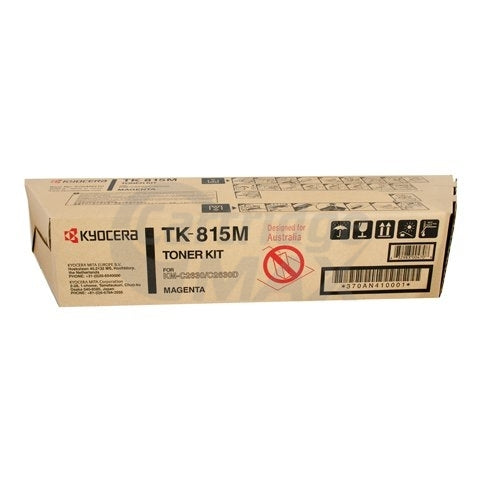 1 x Original Kyocera TK-815M Magenta Toner Cartridge KMC-2630D