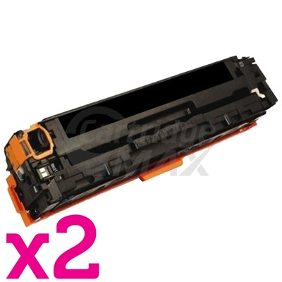 2 x Generic Canon CART-418BK Black Toner Cartridge
