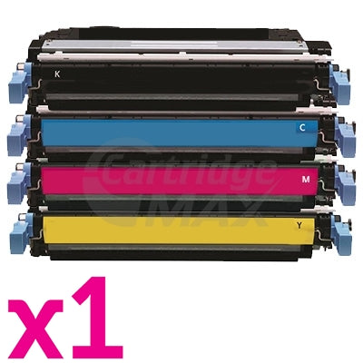 4 Pack HP CB400A-CB403A (642A) Generic Toner Cartridges [1BK,1C,1M,1Y]