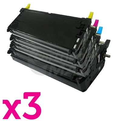 3 sets of 4 Pack Generic Fuji Xerox DocuPrint C2200, C3300dx Toner Cartridges (CT350674-CT350677)