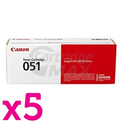 5 x Canon CART-051 Black Original Toner Cartridge