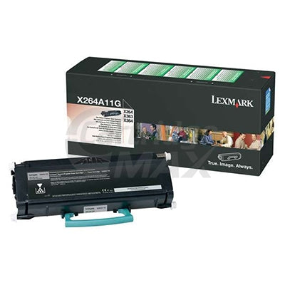 1 x Lexmark (X264A11G) Original X264/X363/X364 Toner