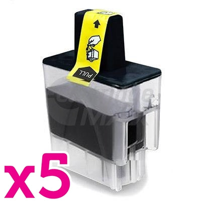 5 x Brother Generic LC-47BK Black Ink Cartridge