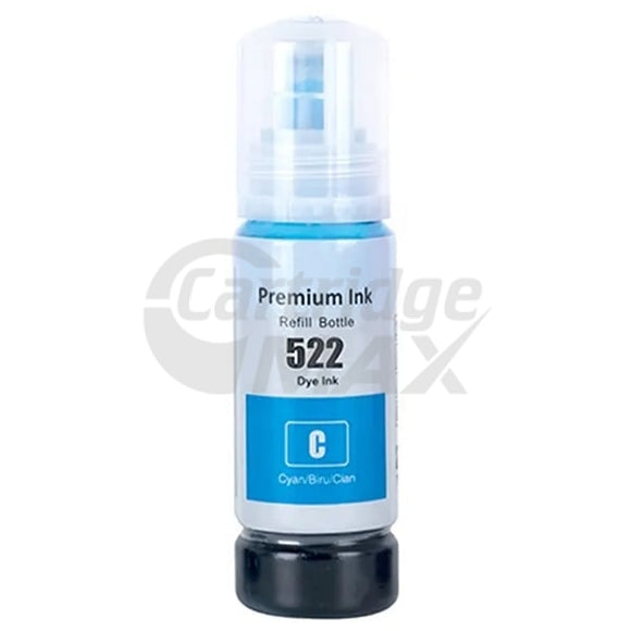 Epson T522 Generic Cyan Ink Bottle [C13T00M292]