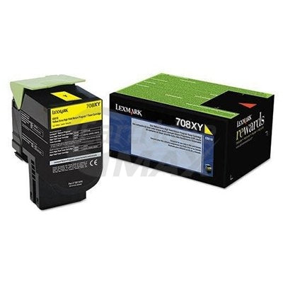 1 x Lexmark (70C8XY0) Original CS510 Yellow Extra High Yield Toner Cartridge