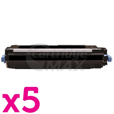 5 x Generic Canon MF8450C (CART-317BK) Black Toner Cartridge