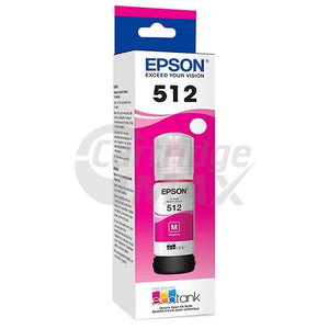 Original Epson T512 EcoTank Magenta Ink Bottle