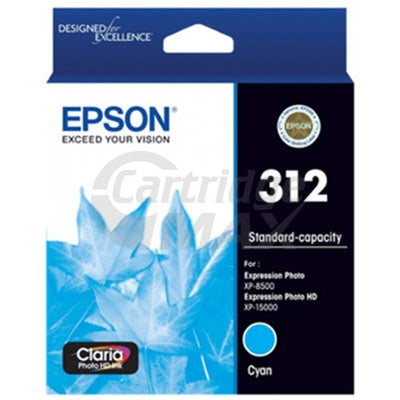 Epson 312 (C13T182292) Original Cyan Inkjet Cartridge