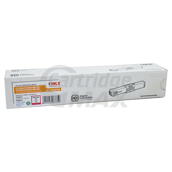 OKI Original C310DN / C330DN / MC361 / MC362DN / C331DN Magenta Toner Cartridge - 2,000 pages (44469756)
