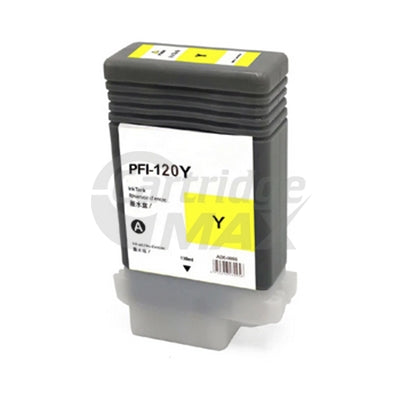 Generic Canon PFI-120Y Yellow Ink Cartridge - 130ML