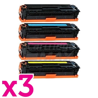 3 sets of 4 Pack HP 410X (CF410X-CF413X) Generic Toner Cartridges [3BK,3C,3M,3Y]