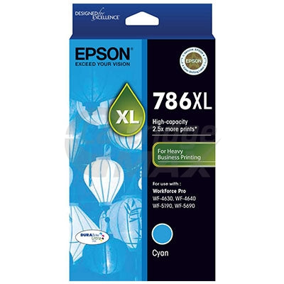 Epson 786XL Original Cyan Ink Cartridge - 2,000 pages [C13T787292]