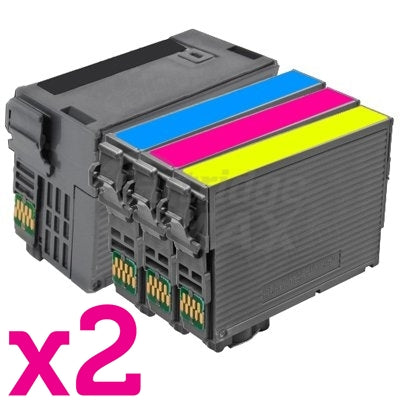 10 Pack Epson 254XL + 252XL Generic Ink Cartridges [C13T254192, C13T253292-C13T253492][4BK,2C,2M,2Y]