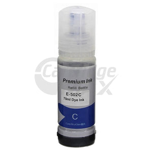 Epson T502 Generic Cyan Ink Bottle [C13T03K292]