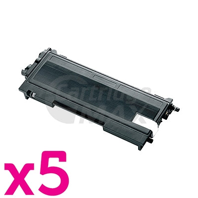 5 x Brother TN-2025 Black Generic Toner Cartridge
