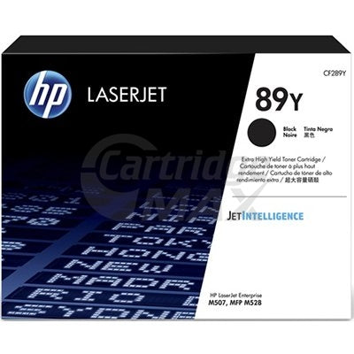 HP 89Y CF289Y Extra High Yield Original Black Toner Cartridge - 20,000 Pages