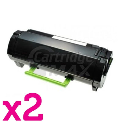 2 x Lexmark 56F6000 Generic MS421 / MS521 / MS622 / MX421 / MX522 / MX622 Black Toner Cartridge