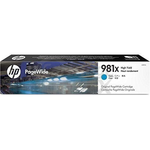 HP 981X Original Cyan High Yield Inkjet Cartridge L0R09A - 10,000 Pages