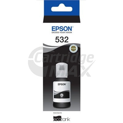 Original Epson T532 EcoTank Black Ink Bottle C13T03J192