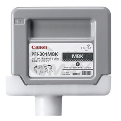 Original Canon PFI-301MBK Matte Black Ink Cartridge  - 330ML