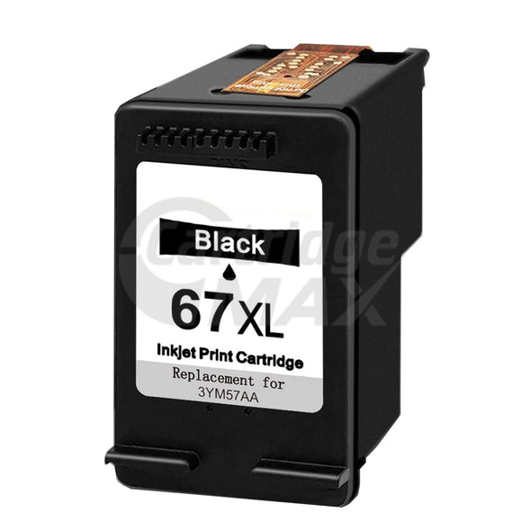 HP 67XL Generic Black High Yield Inkjet Cartridge 3YM57AA - 240 Pages
