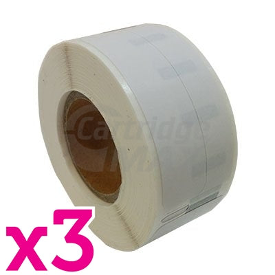 3 x Dymo SD99017 / S0722460 Generic White Label Roll 12mm x 50mm - 220 labels per roll