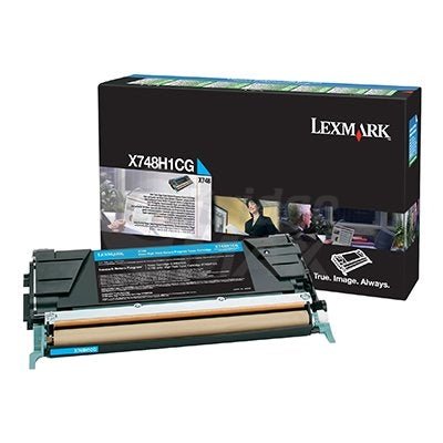 Lexmark (X748H1CG) Original X748 HY Cyan Toner