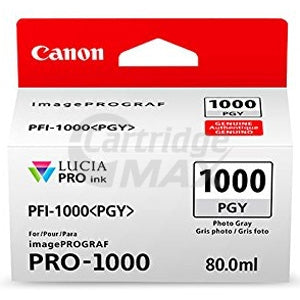 Original Canon PFI-1000GY Grey Ink Cartridge