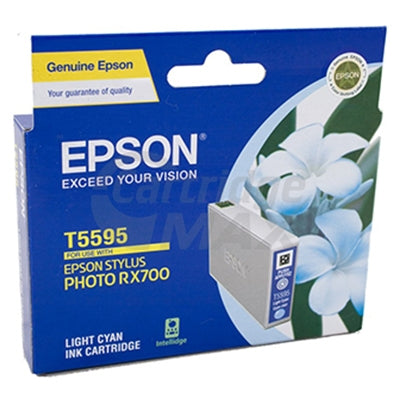 Original Epson T5595 Light Cyan Ink Cartridge