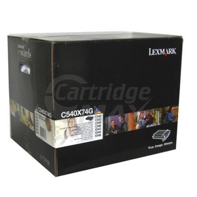 Lexmark (C540X74G) Original C540 / C543 / C544 / C546 / X543 / X544 / X546 Black & Colour Image Kit
