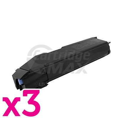 3 x Compatible for TK-8309K Black Toner suitable for Kyocera TASKalfa 3050ci, 3550ci