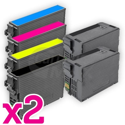 12 Pack Epson 410XL (C13T339192-C13T340492) Generic High Yield Inkjet Cartridges [4BK,2PBK,2C,2M,2Y]