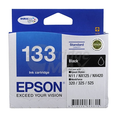 Original Epson 133 T1331 Black Ink Cartridge (C13T133192)