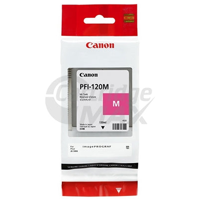 Original Canon PFI-120M Magenta Ink Cartridge - 130ML