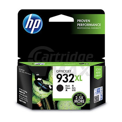 1 x HP 932XL Original Black High Yield Inkjet Cartridge CN053AA