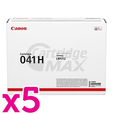 5 x Original Canon CART-041H High Yield Black Toner