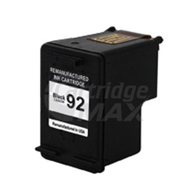 1 x HP 92 Generic Black Inkjet Cartridge C9362WA