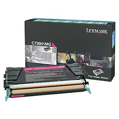 Lexmark (C736H1MG) Original C736 / X736 / X738 Magenta High Yield Toner Cartridge