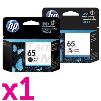 2 Pack HP 65 Original Ink Combo N9K02AA + N9K01AA [1BK,1CL]