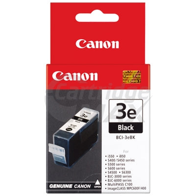 Original Canon BCI-3eBK Black Ink Cartridge